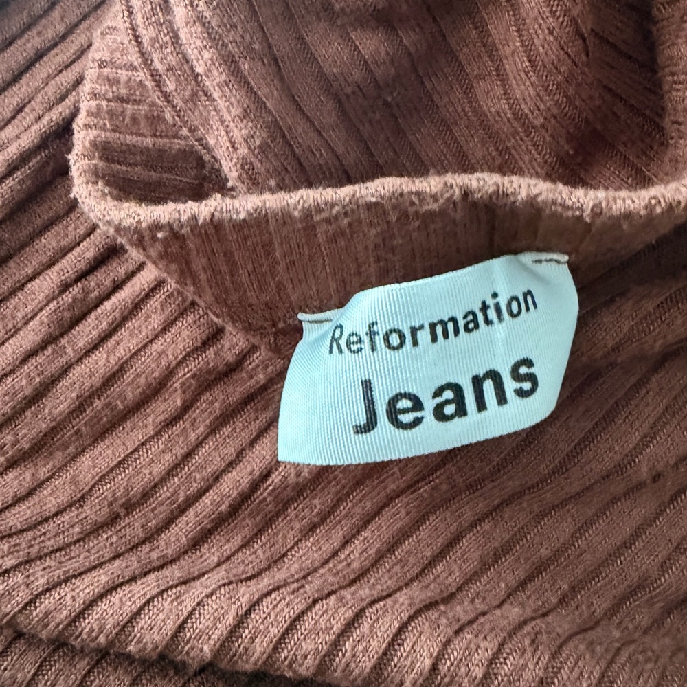 Reformation Knit Ribbed Pencil Skirt - Picture 3 of 4